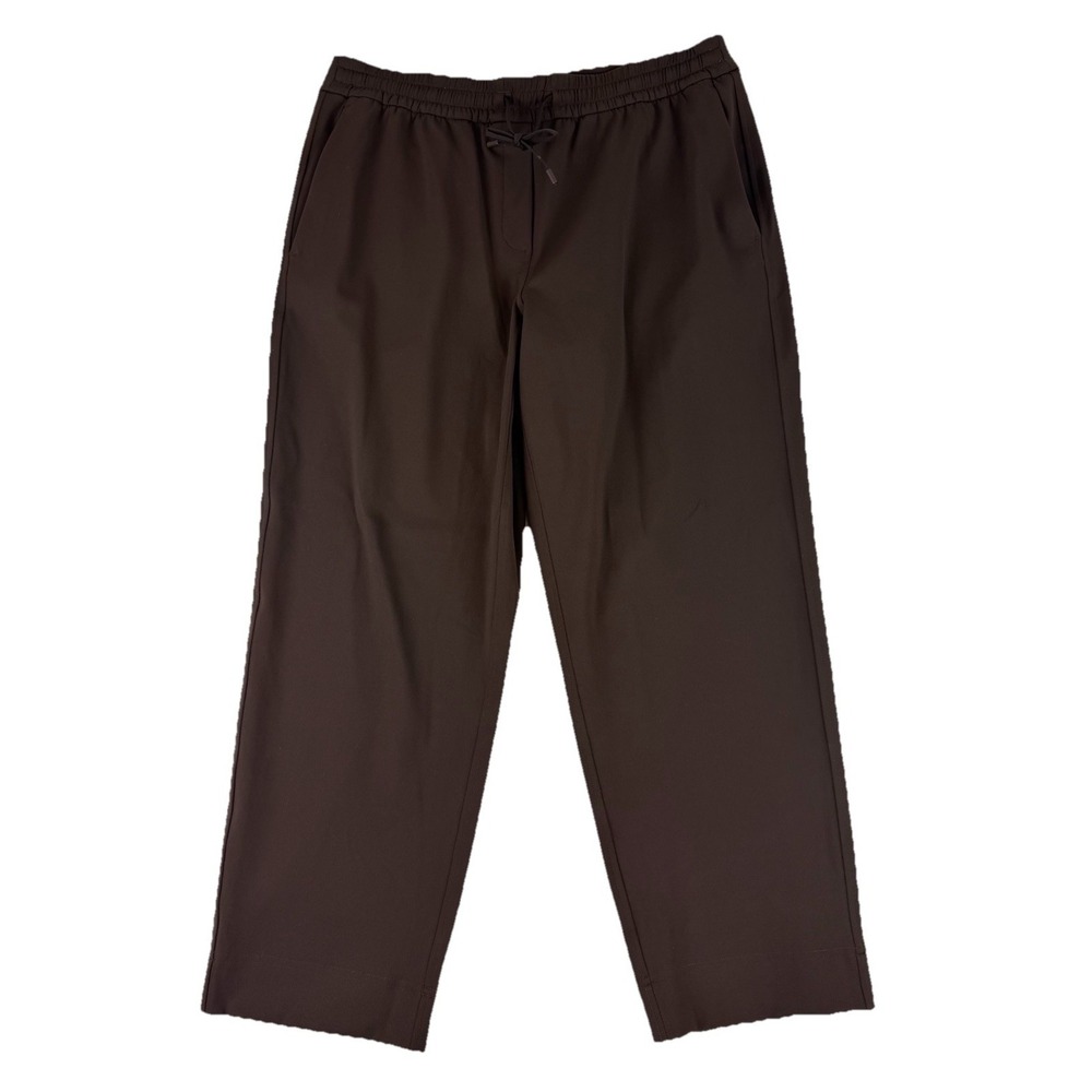 Lululemon Stretch High-Rise Cropped Pants Brown LW6CSNS Size Medium